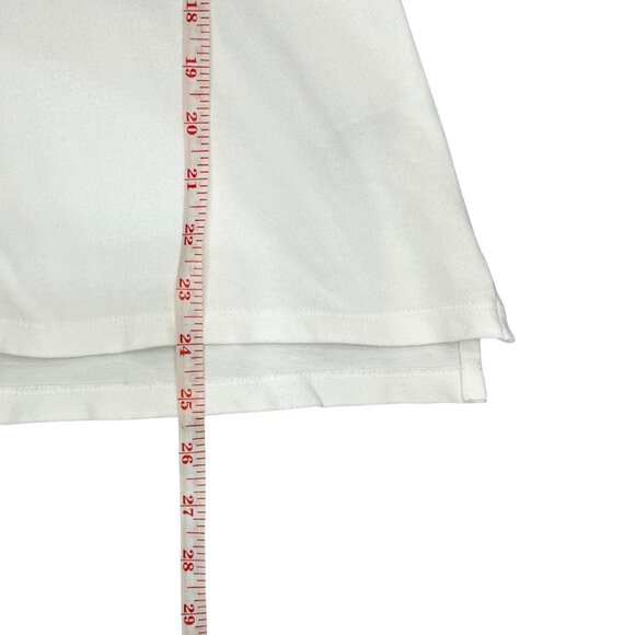 Tommy Hilfiger Women's White Polo Shirt Size S Preppy Y2K Flag Logo Classic Fit - Picture 7 of 10